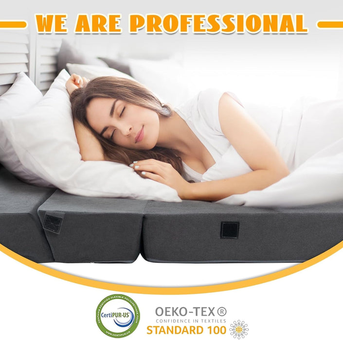 Large Foldable Sofa Bed Soft Foam Convertible Chair - ShipItFurniture