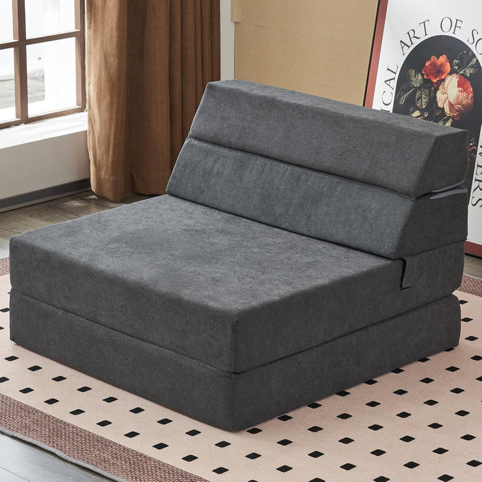 Large Foldable Sofa Bed Soft Foam Convertible Chair - ShipItFurniture