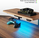 Large Wing - Shaped Gaming Desk With Keyboard Tray - ShipItFurniture