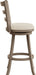 Laymon Modern Wood Bar Height Swivel Stool, Gray Brown - ShipItFurniture