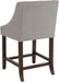 Mallory 2 Pk. Contemporary Brown Vinyl Adjustable Height Barstool with Vertical Stitch Back/Seat and Chrome Base - ShipItFurniture