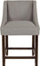 Mallory 2 Pk. Contemporary Brown Vinyl Adjustable Height Barstool with Vertical Stitch Back/Seat and Chrome Base - ShipItFurniture