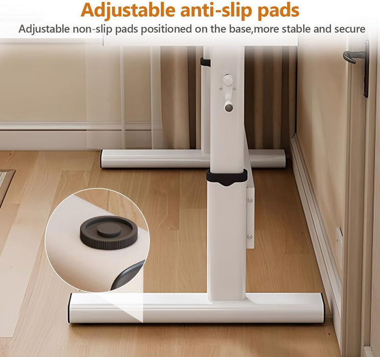 Manual Standing Desk, Adjustable Height Desk, Stand up Computer Table for Home Office, Bedroom - ShipItFurniture