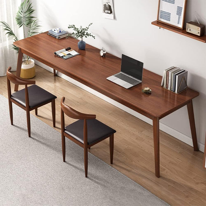 Mid - Century Minimalist Long Desk for Home Office Use - ShipItFurniture