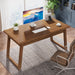 Mid - Century Modern Wooden Desk with Drawer and Stability - ShipItFurniture
