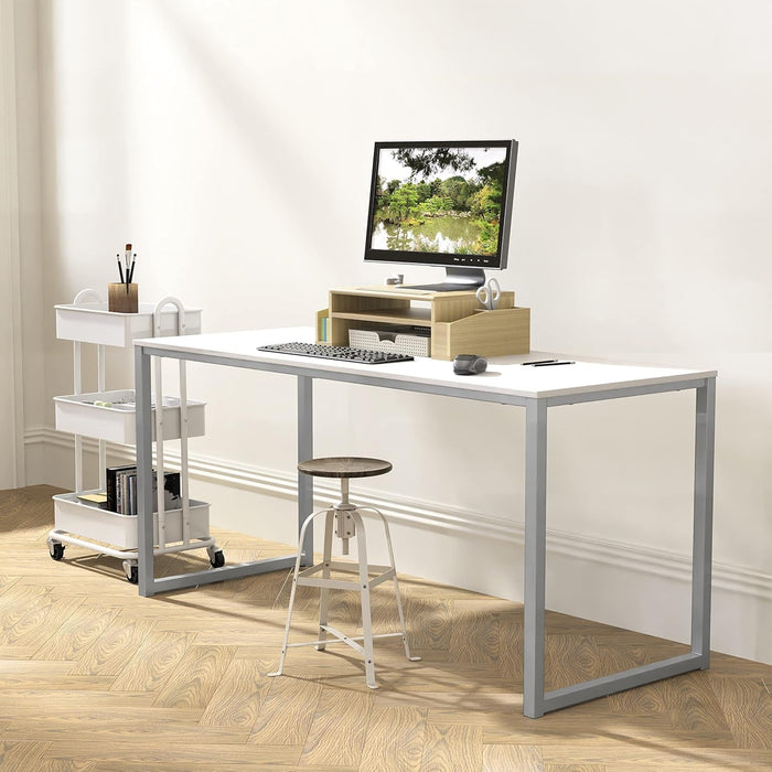 Mission Home Office 48 - Inch Computer Desk, White - ShipItFurniture