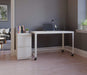 Mobile Metal Desk Workstation with Wheels and Durability - ShipItFurniture