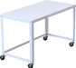 Mobile Metal Desk Workstation with Wheels and Durability - ShipItFurniture