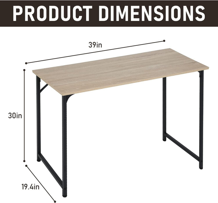 Modern 39 Inch Computer Desk for Home Office Use - ShipItFurniture