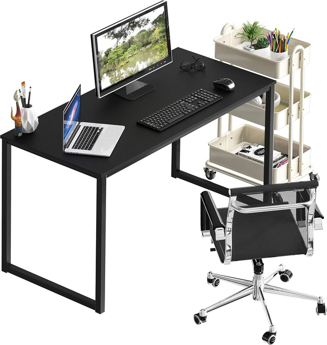 Modern 48 Inch Black Computer Desk for Home Office - ShipItFurniture