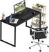 Modern 48 Inch Black Computer Desk for Home Office - ShipItFurniture