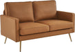 Modern 56 Inch PU Leather Loveseat for Small Spaces - ShipItFurniture