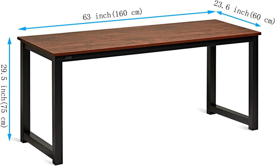 Modern 63 Inch Computer Desk for Home Office Use - ShipItFurniture