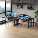 Modern 63 Inch Computer Desk with Sturdy Metal Frame - ShipItFurniture