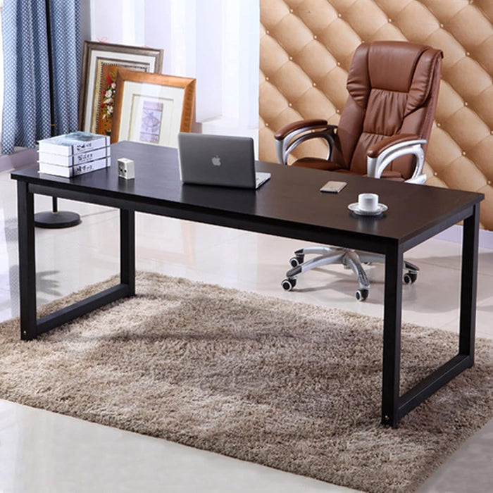 Modern 63 Inch Computer Desk with Sturdy Metal Frame - ShipItFurniture