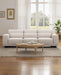Modern 89 Inch Sofa with Deep Seats and Removable Covers - ShipItFurniture