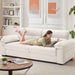Modern 90.5 Inch Chenille Sofa With USB Charging - ShipItFurniture