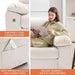 Modern 90.5 Inch Chenille Sofa With USB Charging - ShipItFurniture