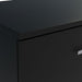 Modern Black Computer Desk with Storage Drawers and Shelf - ShipItFurniture