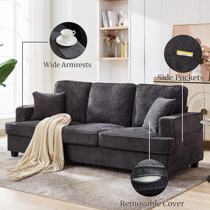 Modern Deep Seat Loveseat Couch for Comfortable Living - ShipItFurniture