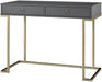 Modern Graphite Grey Computer Desk for Small Spaces - ShipItFurniture