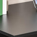 Modern Home Office Desk with 6 - Tier Storage Shelves, 47" Writing Desk with Bookshelf, Black - ShipItFurniture