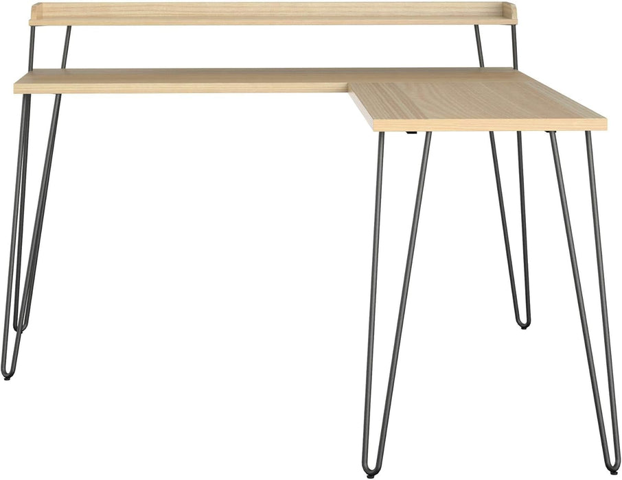 Modern L - Desk with Riser for Stylish Home Office - ShipItFurniture