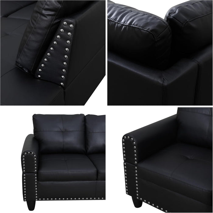 Modern L Shaped Modular Sofa with Chaise Comfort - ShipItFurniture