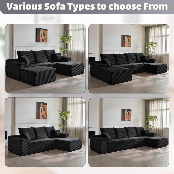 Modern Modular L Shaped Sectional Sofa for Living Room - ShipItFurniture