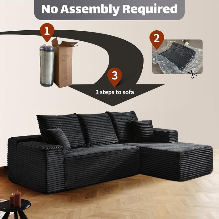 Modern Modular L Shaped Sectional Sofa for Living Room - ShipItFurniture