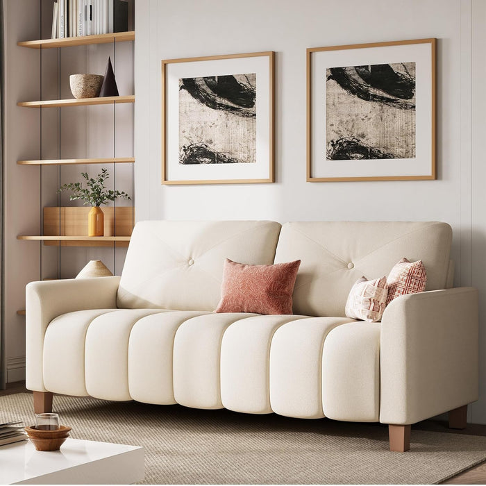 Modern Oversized Loveseat Sofa with Deep Comfortable Seating - ShipItFurniture