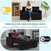Modern Velvet 3 in 1 Convertible Sleeper Sofa Bed - ShipItFurniture
