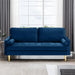 Modern Velvet Loveseat Sofa with Pillows for Comfort - ShipItFurniture