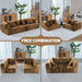 Modular All Foam Sectional Sofa With Four Cushions - ShipItFurniture