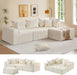 Modular L - Shape Sectional Sofa with Reversible Ottoman - ShipItFurniture