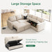 Modular Sectional Sleeper Sofa With Storage For Living Room - ShipItFurniture