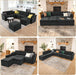 Modular Sectional Sofa Couch With Convertible Sleeper Function - ShipItFurniture