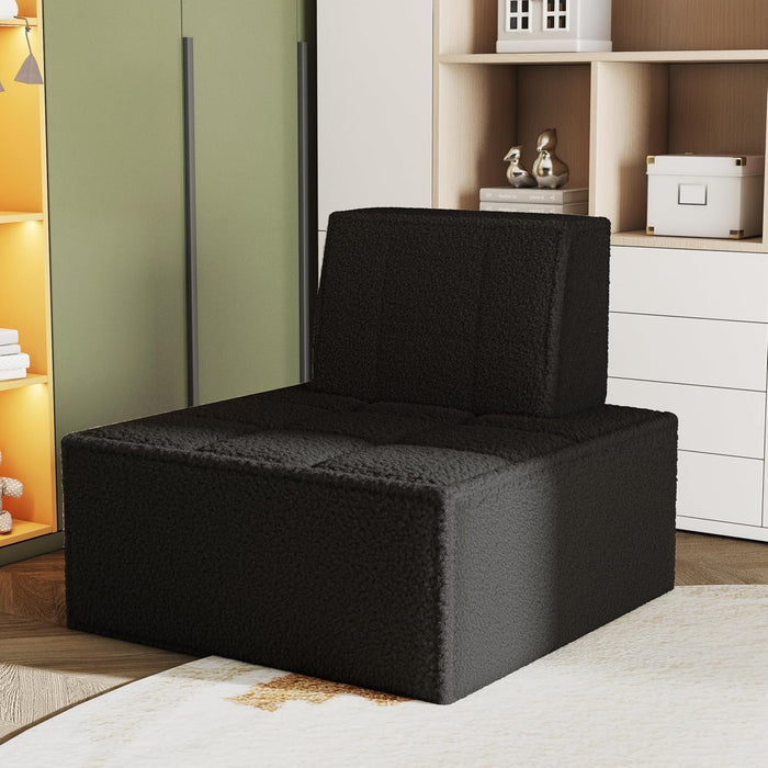Modular Sherpa Sofa Chair for Cozy Small Spaces - ShipItFurniture