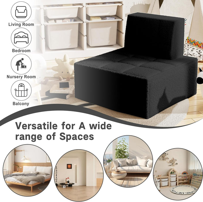 Modular Sherpa Sofa Chair for Cozy Small Spaces - ShipItFurniture