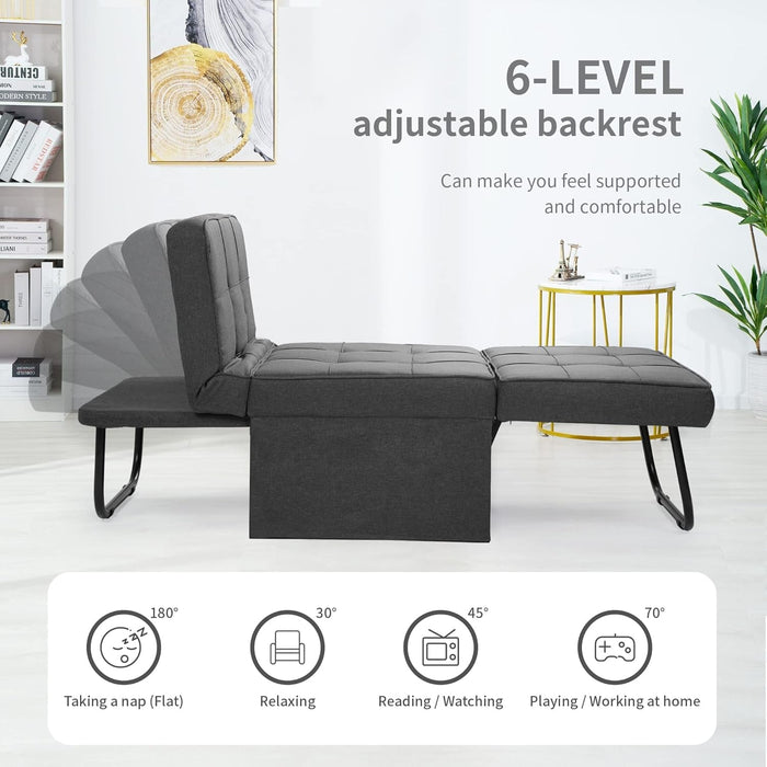 Multi - Functional Sofa Bed With Adjustable Backrest Design - ShipItFurniture