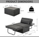 Multi - Functional Sofa Bed With Adjustable Backrest Design - ShipItFurniture