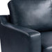 Navy Blue Faux Leather Loveseat with Sturdy Frame - ShipItFurniture