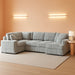 Oversized Plush Sectional Sofa with Pull Out Bed - ShipItFurniture