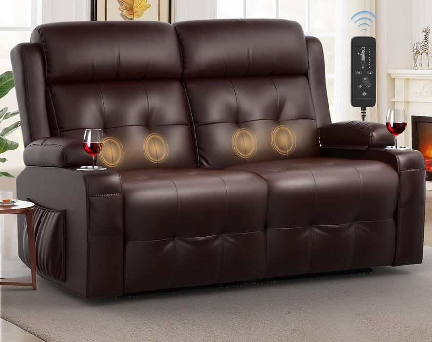 Oversized Recliner Loveseat with Cup Holders and Storage - ShipItFurniture