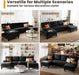 Oversized U Shaped Sectional Sofa with Storage Pockets - ShipItFurniture