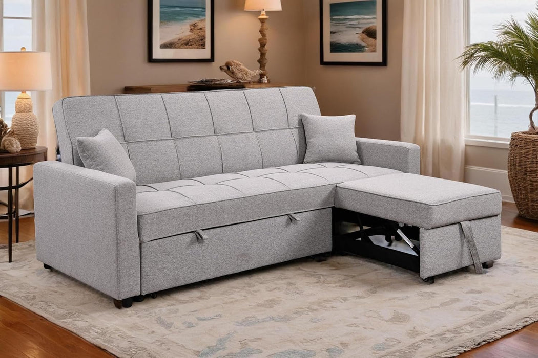 Queen Size Sleeper Sofa Couch with Adjustable Backrest - ShipItFurniture