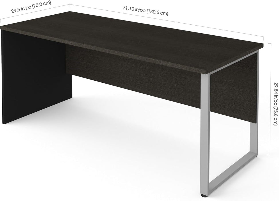 Rectangular Metal Leg Desk with Durable Laminate Surface - ShipItFurniture