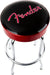 Red Sparkle Logo Swivel Barstool, Great Gifts for Dad, with 1 Year Limited Warranty, Simple Assembly, Black/Black, 30" - ShipItFurniture