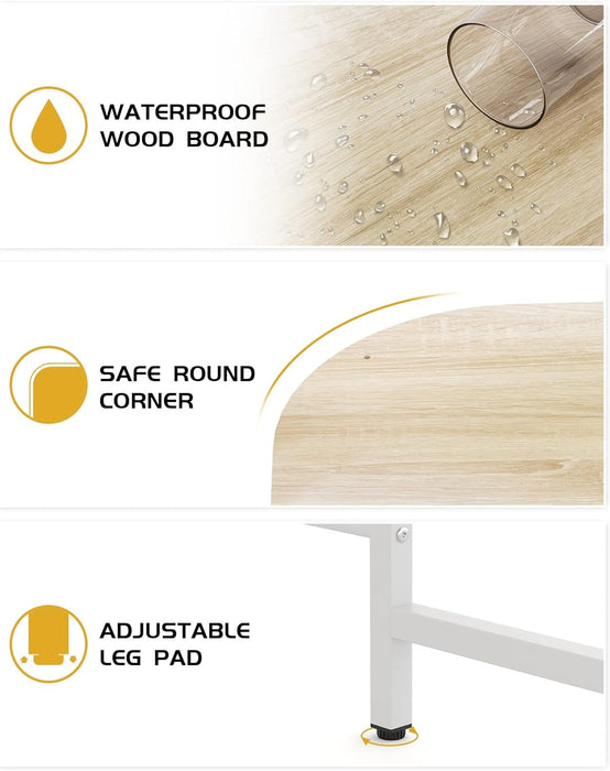 Reversible L Shaped Desk with Ample Storage Space - ShipItFurniture