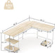 Reversible L Shaped Desk with Ample Storage Space - ShipItFurniture